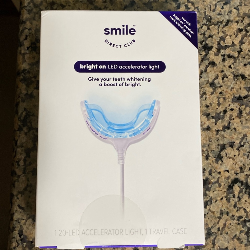 Smile Direct Club bright on LED light